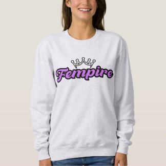 FEMPIRE Logo Purple–Crown Empowerment Design T Shirt