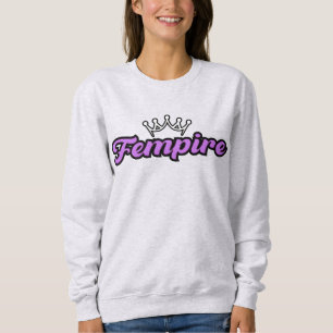 FEMPIRE Logotyp Lila–Krona Empowerment Design T Shirt