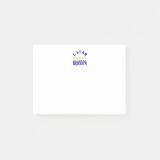 Femstjärnig farfar post-it block