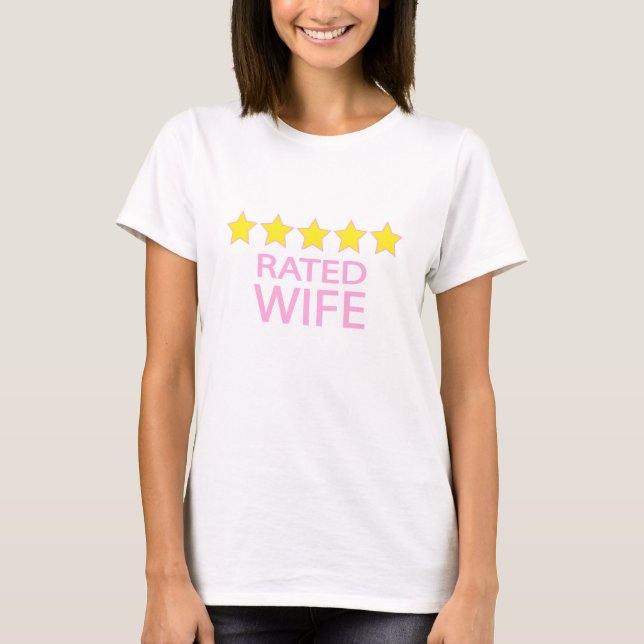 Femstjärnig fru t shirt (Framsida)