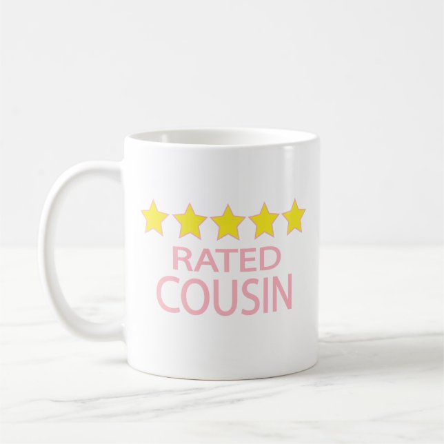 Femstjärnig kusin kaffemugg (Vänster)
