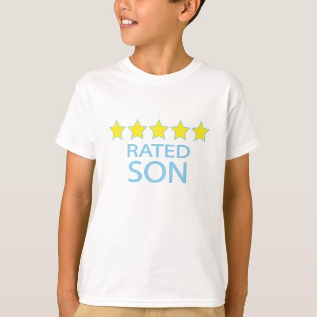 Femstjärnig son t shirt (Framsida)