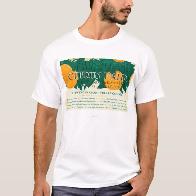 Femte årliga Tulare County citrusa mässabefordran T Shirt (Framsida)