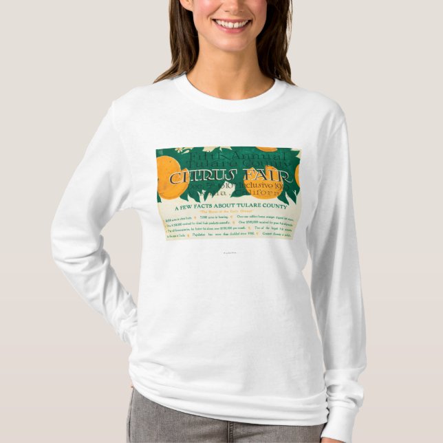 Femte årliga Tulare County citrusa mässabefordran Tee Shirt (Framsida)