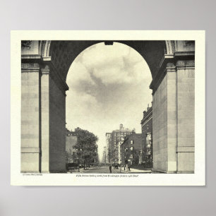 Femte Ave, Washington Arch, New York City Poster