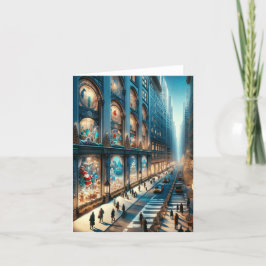 Femte Avenue Helgdag Card. Jul. Helgkort