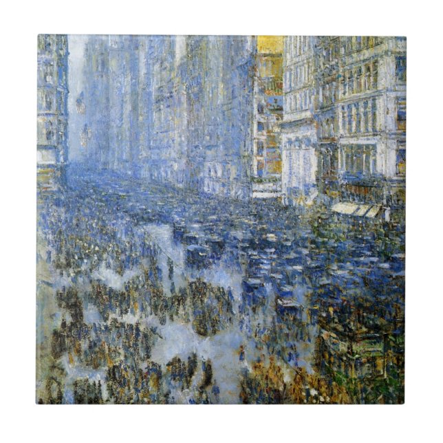 Femte Avenue in Winter (New York City) (NYC, USA) Kakelplatta (Framsidan)