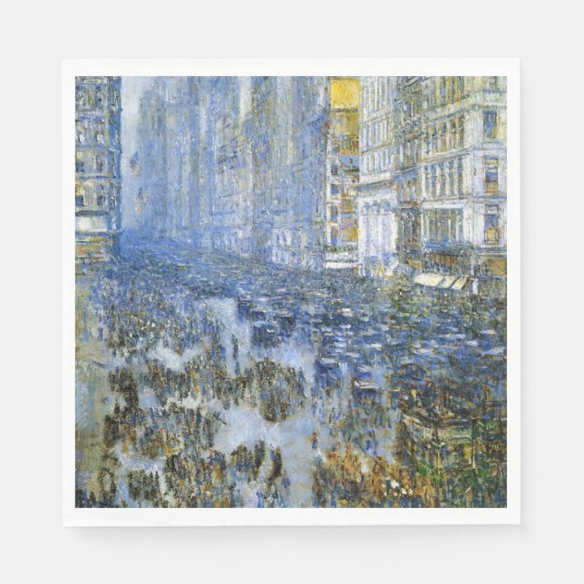 Femte Avenue in Winter (New York City) (NYC, USA) Pappersservett (Framsidan)