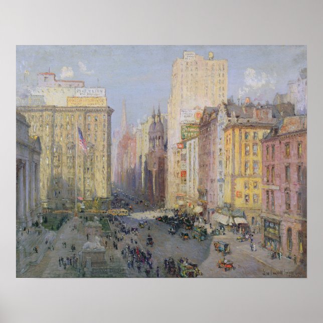 Femte Avenue, New York, 1913 Poster (Framsidan)