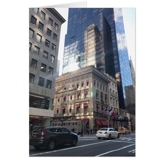 Femte Avenue New York City NYC Department Store Hälsningskort (Framsidan)