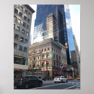 Femte Avenue New York City NYC Department Store Poster