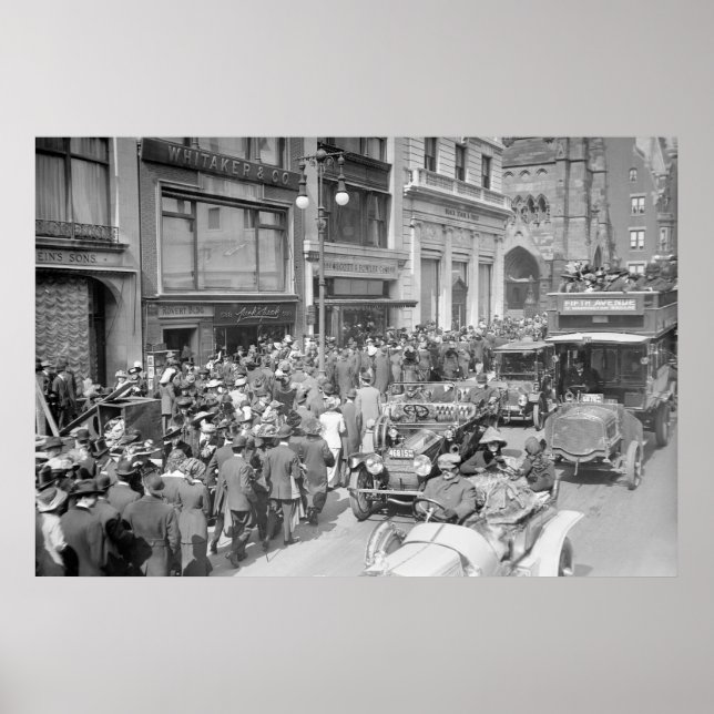 Femte Avenue, Påsk Söndag, 1913 Poster (Framsidan)