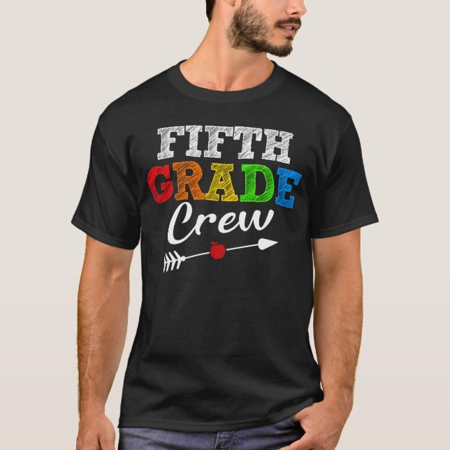 femte besättningen klass t shirt (Framsida)