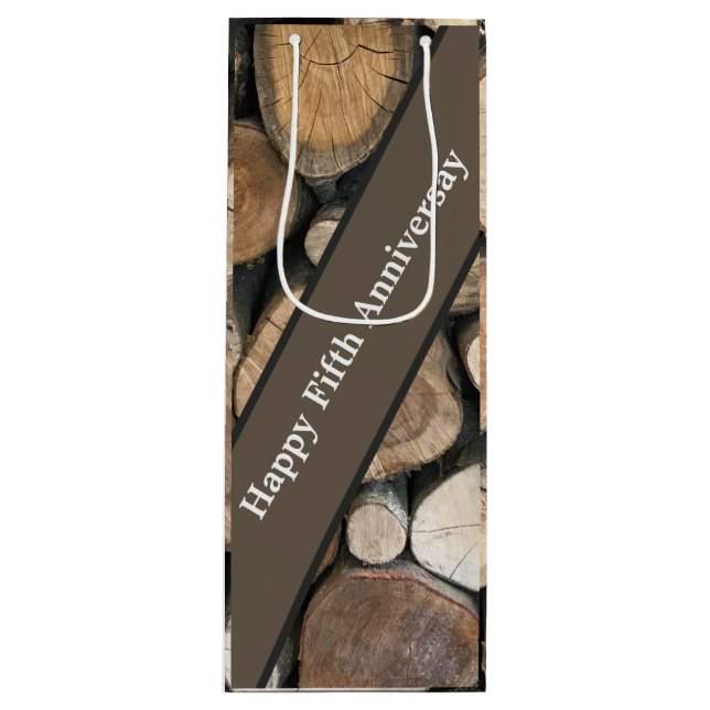 Femte Bröllop-årsdagen redigerbar (Framsidan)