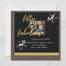 Femte fantastiska födelsedag inbjudningar