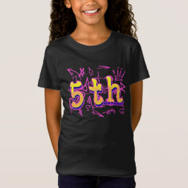 Femte födelsedag Barns födelsedag T Shirt
