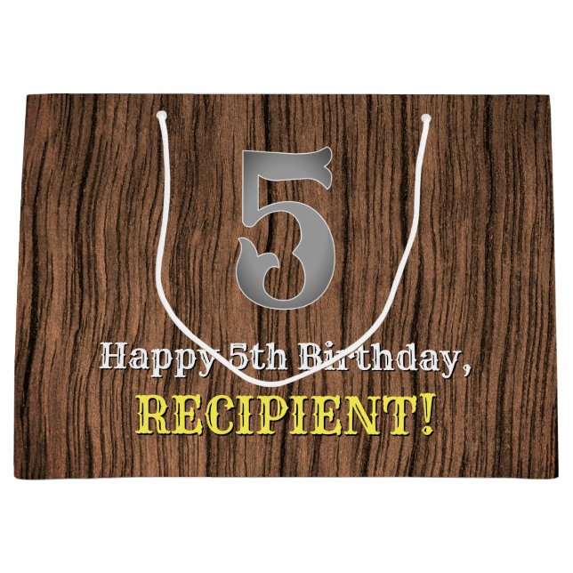 Femte födelsedag: Land Western Inspired Titta, Nam (Framsidan)