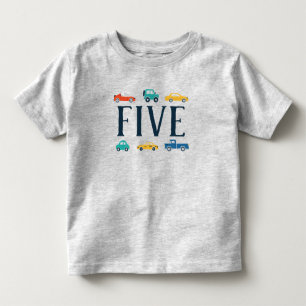 Femte födelsedag Transport Shirt T