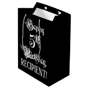 Femte födelsedagen: Finare, Elegant, skript + eget