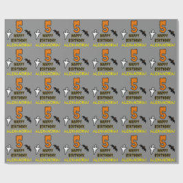 Femte födelsedagen: Spooky Halloween Theme + anpas Presentpapper