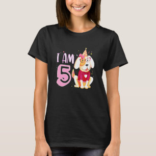 Femte födelsedagskalan, Hund - valpar - barn - jag T Shirt