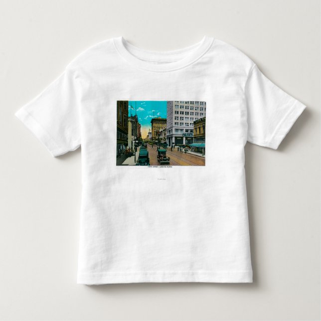Femte gata tittar norr, San Diego T Shirt (Framsida)
