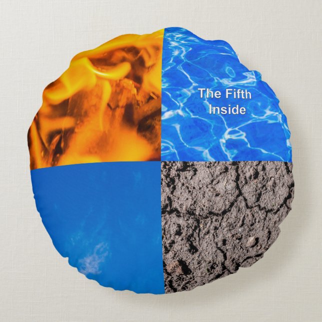 Femte insidan rund kudde (Baksidan)