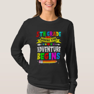 Femte klass där äventyret börjar 5:e klass C T Shirt