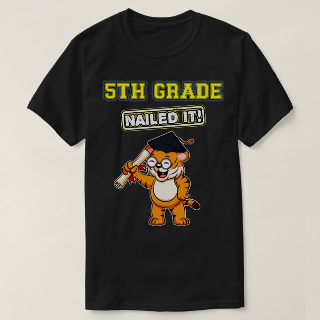 Femte Klass, där IT-Mitten-skolan Studenten 6 T Shirt (Design framsida)
