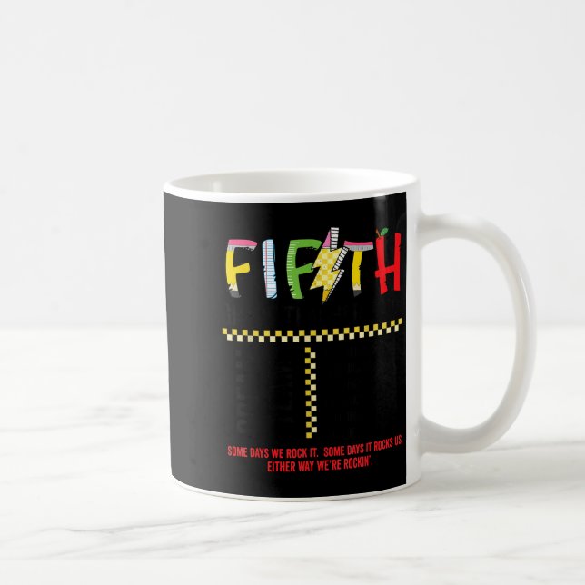 Femte klass drömmalag rockar tillbaka till skolan kaffemugg (Höger)