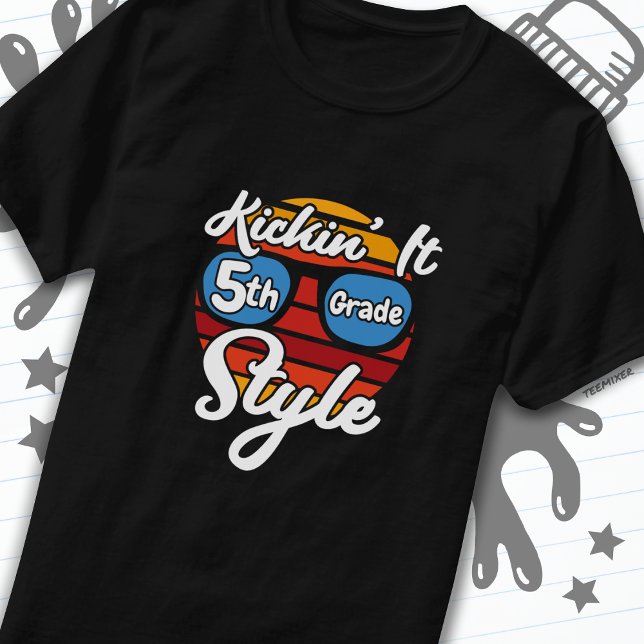 Femte Klass första dagen Klass Back to school T Shirt (Skapare uppladdad)