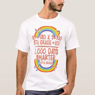 Femte Klass-läraren 1 000 dagar Smarter, femte Kla T Shirt