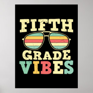 Femte Klass-läraren Femte Klass Vibes Poster