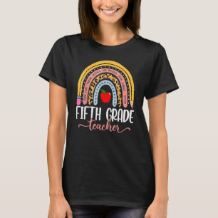Femte Klass-lärarinna Teach Kärlek Inspire första T Shirt