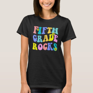 Femte klass rockar första dagen tillbaka till skol t shirt