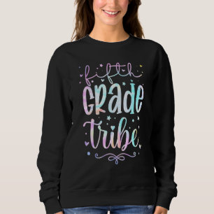 Femte Klass Stam Tie Dye Tillbaka Till Skolan Flic T Shirt