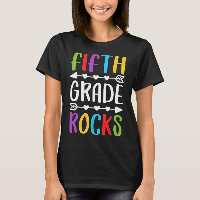 Femte Klass Sten, femte Klass, Back to school T Shirt (Framsida)