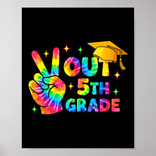 Femte Klass Studenten, femte Klass, tium-färgen fö Poster