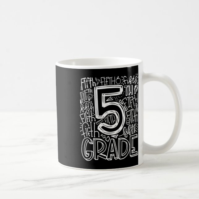 Femte Klass-typografiteamet Femte Klass-läraråterg Kaffemugg (Höger)