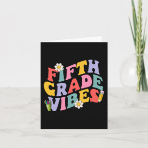 Femte Klass Vibes Back to school 5:e Klass-gruppen Kort