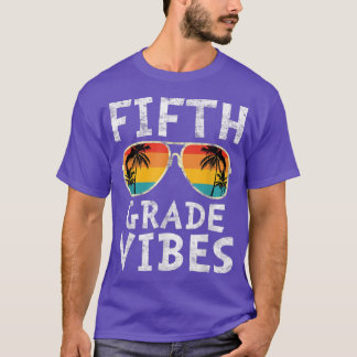 Femte Klass Vibes Back to school Retro femte Klass T Shirt