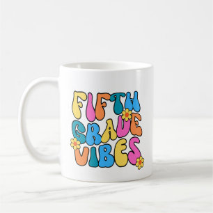 Femte Klass Vibes - Back to school Retro Kaffemugg