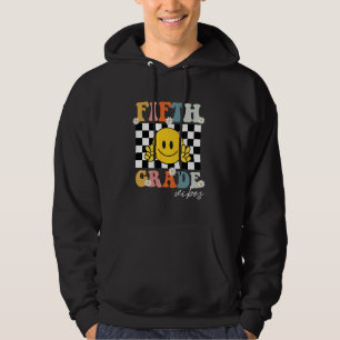 Femte Klass Vibes Smile Första dagen vid skola 5:e Hoodie