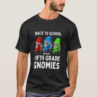 Femte klassens gnomer Söt första skoldagen gnom T Shirt