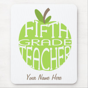 Femte klasslärare Mousepad - gröna Apple Musmatta