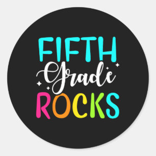 Femte läraren i Klass Runt Klistermärke