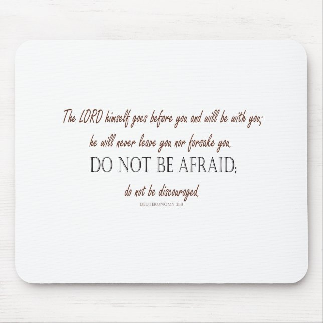 Femte Mosebok 31:8 Musmatta (Framsidan)