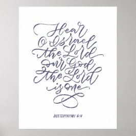 Femte Mosebok 6:4 Poster