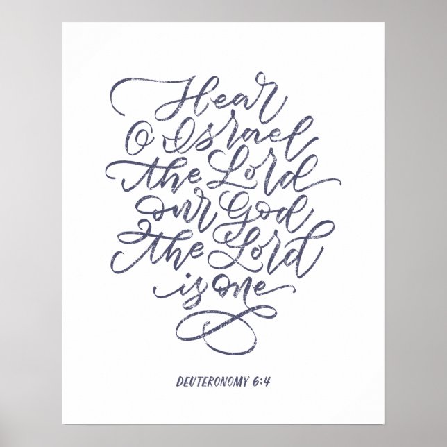 Femte Mosebok 6:4 Poster (Framsidan)