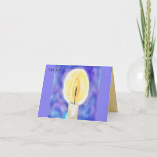 Femte nattkortet för Hanukkah Helgkort